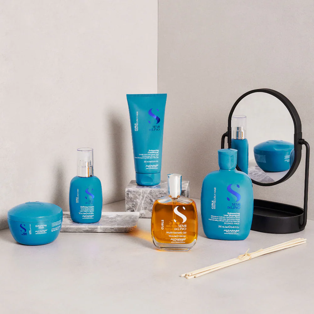 Alfaparf Milano Semi Di Lino Curls Enhancing Low Shampoo 250ml & Conditioner 200ml Twin - Image 3