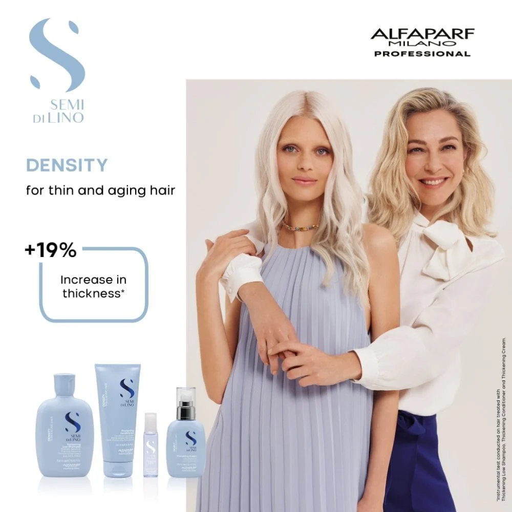 Alfaparf Milano Semi Di Lino Density Thickening Low Shampoo 250ml & Conditioner 200ml Twin - Image 2