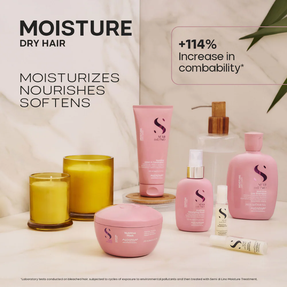 Alfaparf Milano Semi Di Lino Moisture Nutritive Duo Kit - Image 6