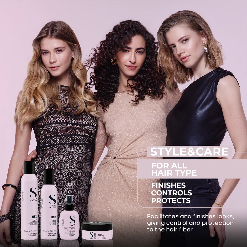 Alfaparf Milano Semi Di Lino Style & Care Thermal Protector 300ml - Image 5
