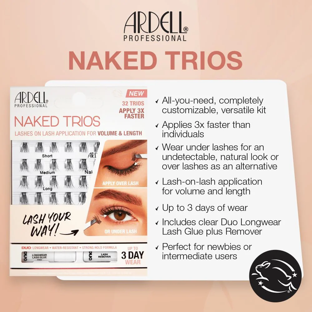 Ardell Naked Extensions Trios Black Kit - Image 2