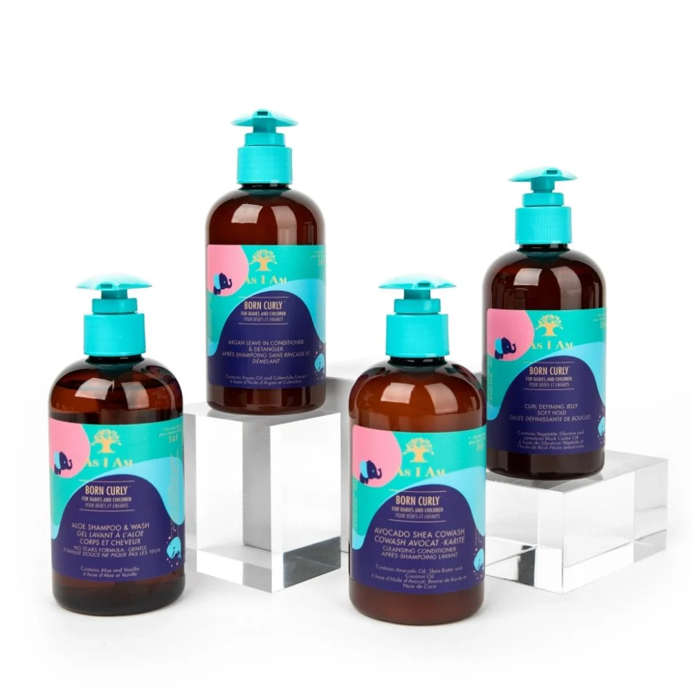 As I Am Born Curly Aloe Shampoo & Wash 240ml - Image 3