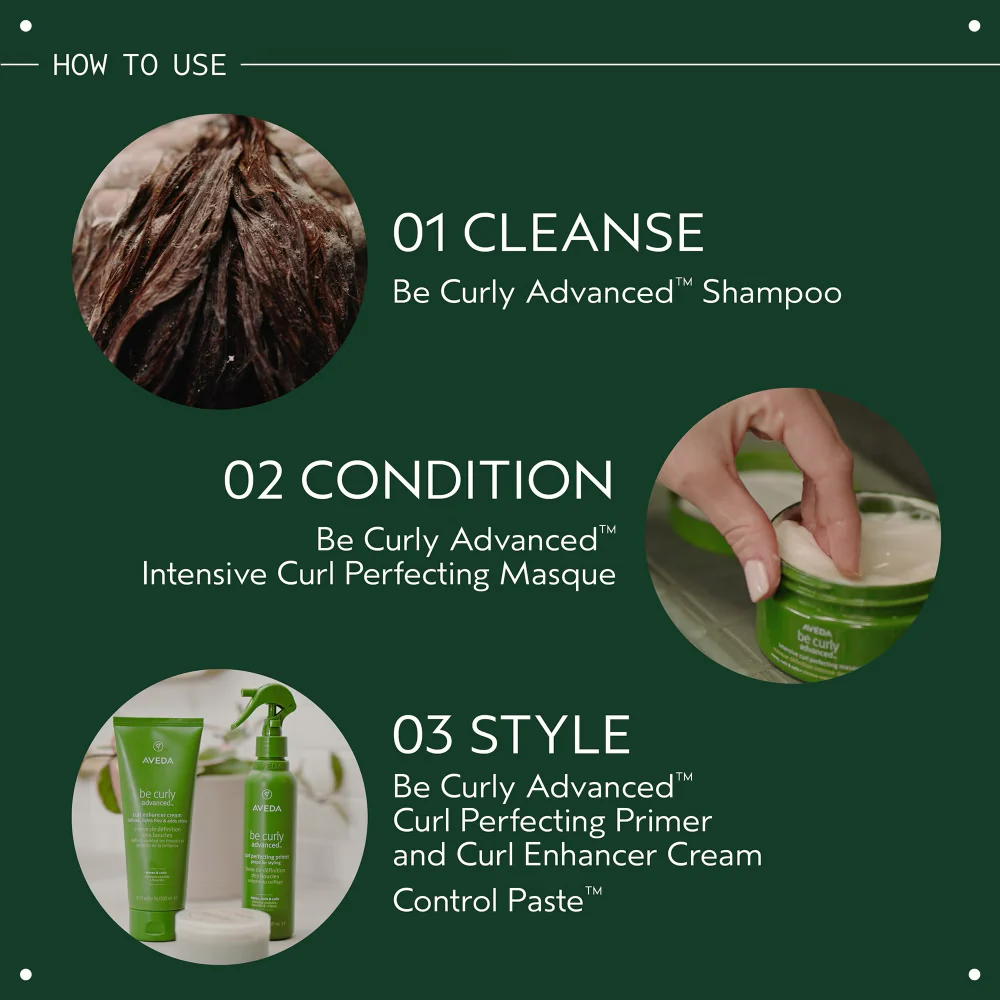 Aveda Be Curly Advanced Shampoo 250ml - Image 5