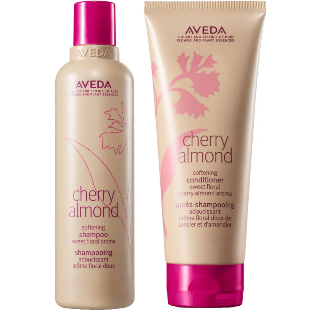 Aveda Cherry Almond Softening Shampoo 250ml & Conditioner 200ml Twin