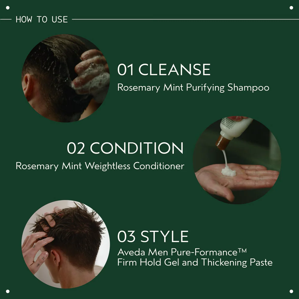 Aveda Rosemary Mint Purifying Shampoo 250ml - Image 6