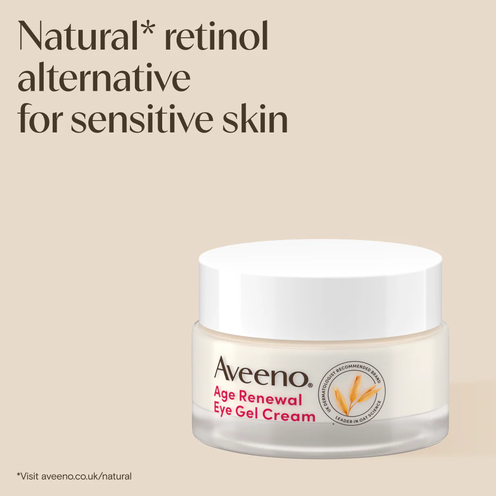 Aveeno Age Renewal Eye Gel Cream Retinol Alternative 15ml - Image 7