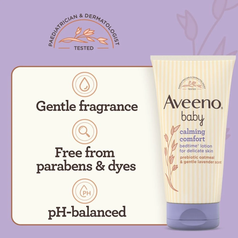 Aveeno Baby Calming Comfort Bedtime Lotion 150ml - Image 4