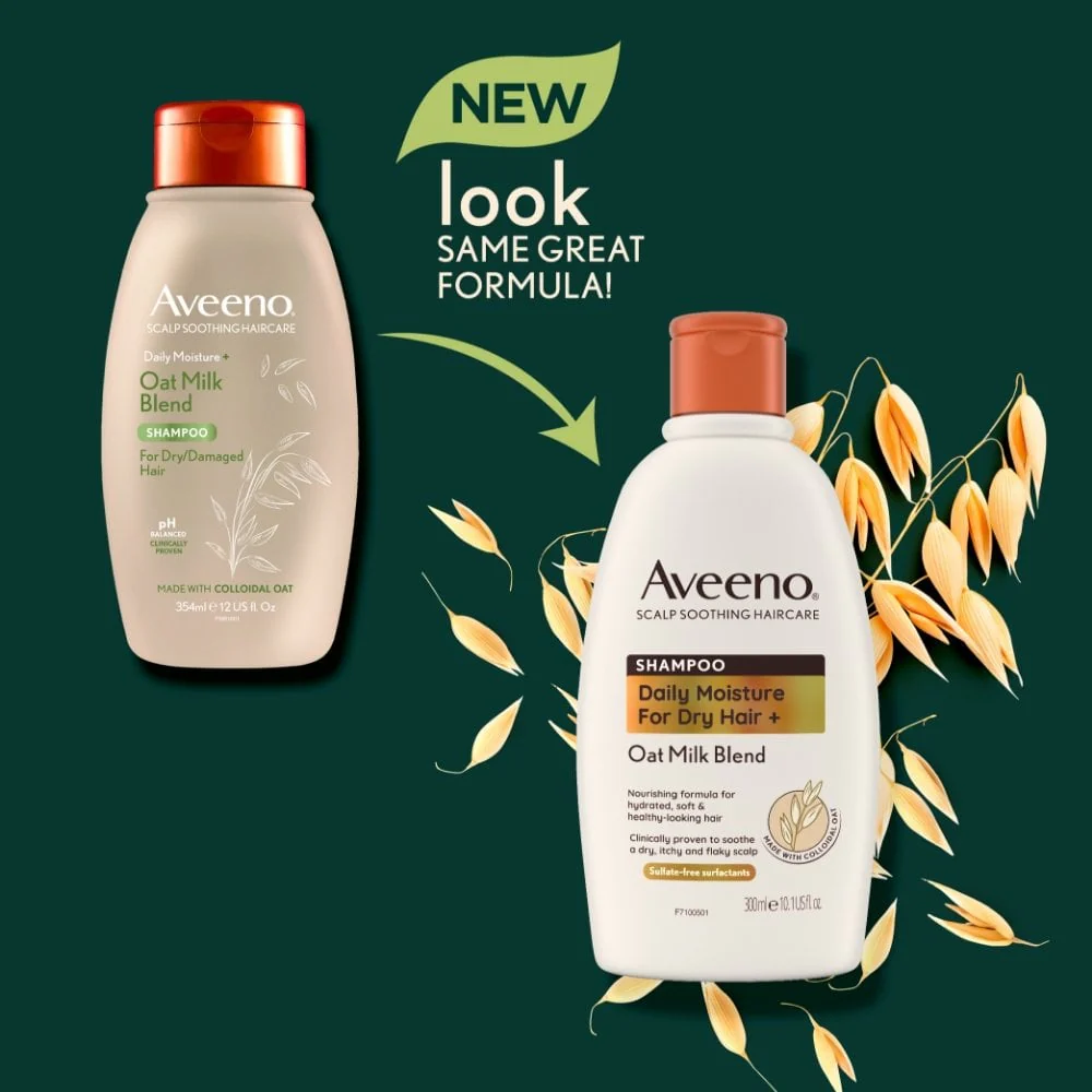Aveeno Daily Moisture+ Oat Milk Blend Conditioner 300ml - Image 5