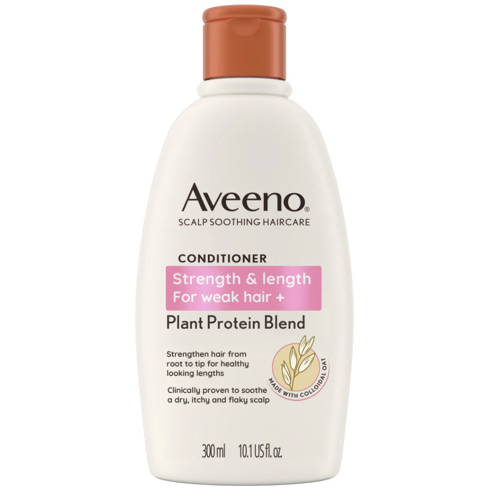 Aveeno Strength & Length Plant-Based Keratin Blend Conditioner 300ml