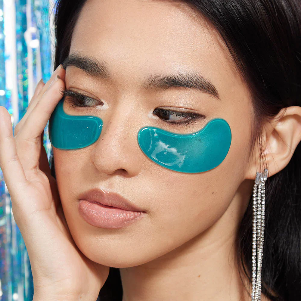 Bubble T Cosmetics Hyaluronic Acid & Green Tea Hydrogel Under Eye Patches 1 Pair - Image 3