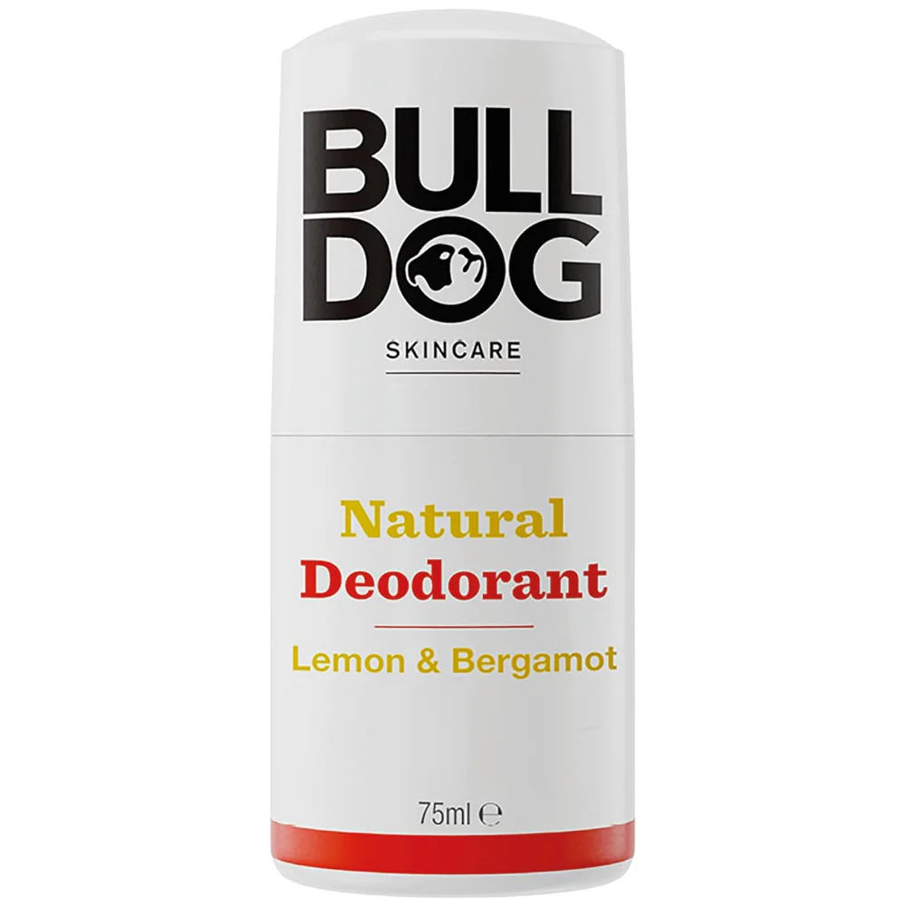 Bulldog Skincare Lemon & Bergamot Natural Deodorant Roll-On 75ml
