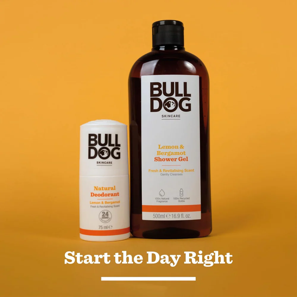Bulldog Skincare Lemon & Bergamot Shower Gel 500ml - Image 5