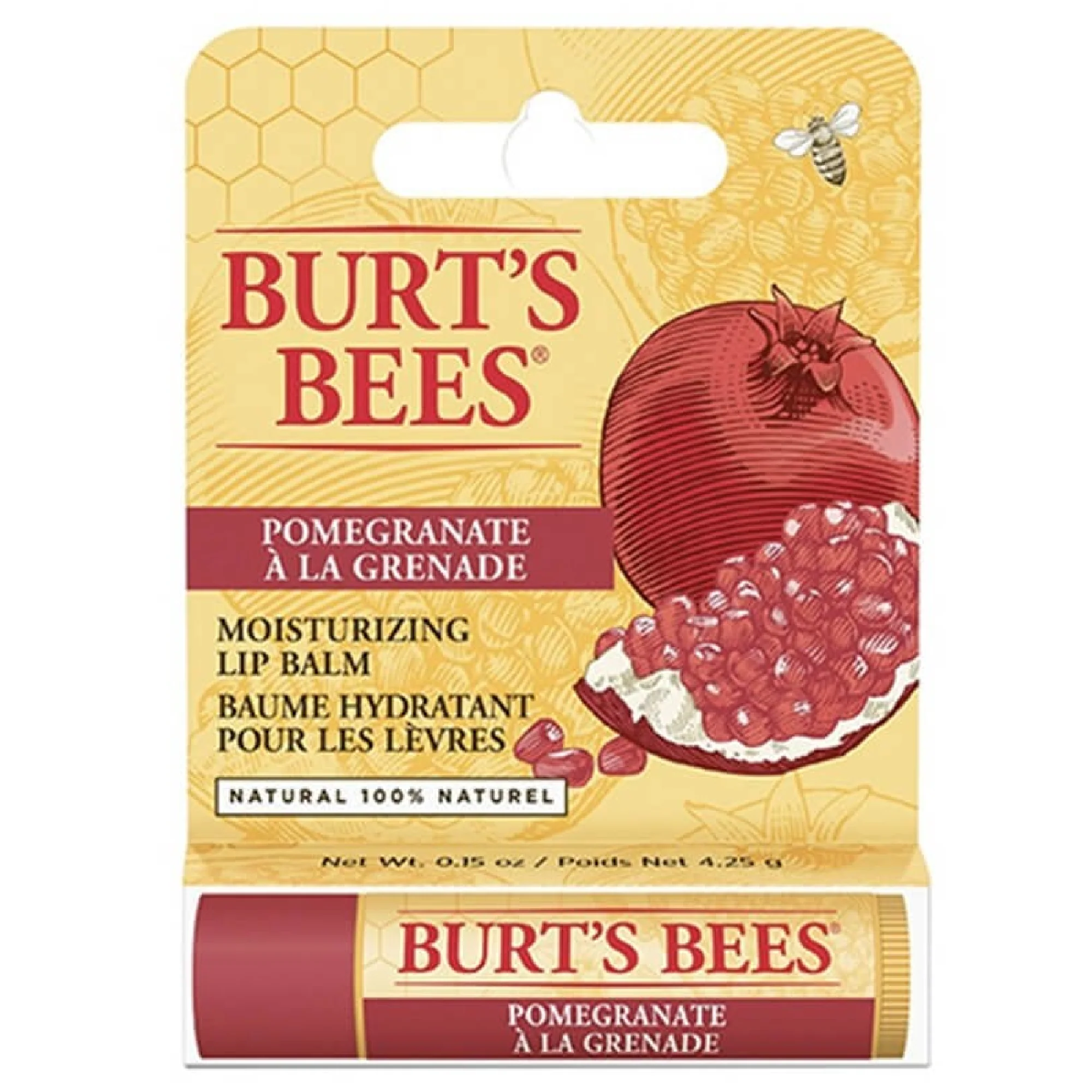 Burt's Bees Lip Balm Pomegranate Tube 4.25g