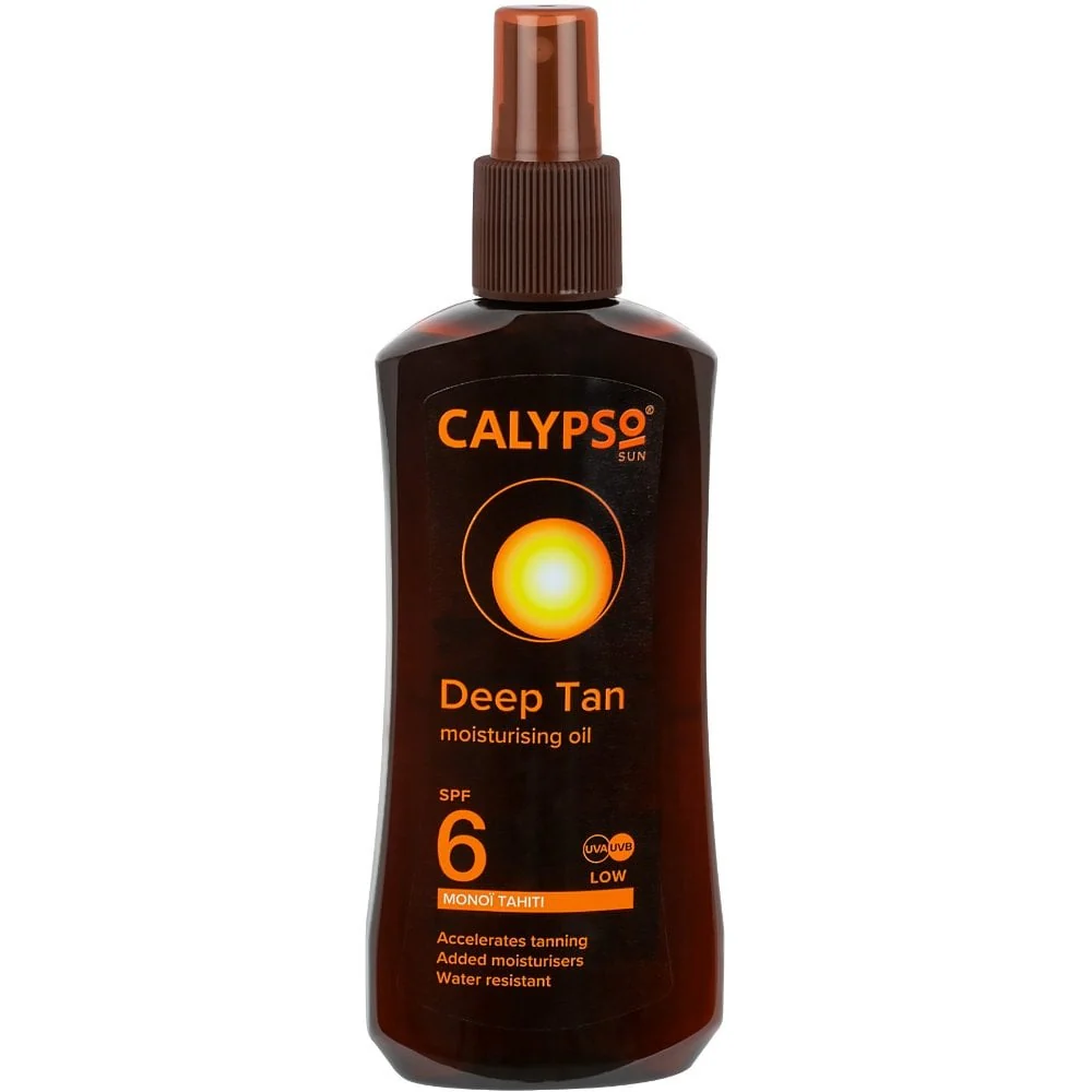 Calypso Deep Tan Moisturising Tan Accelerator Oil Spray SPF6 200ml