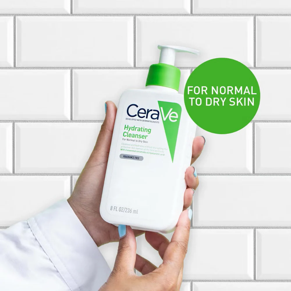 CeraVe Hydrating Cleanser 473ml - Image 2