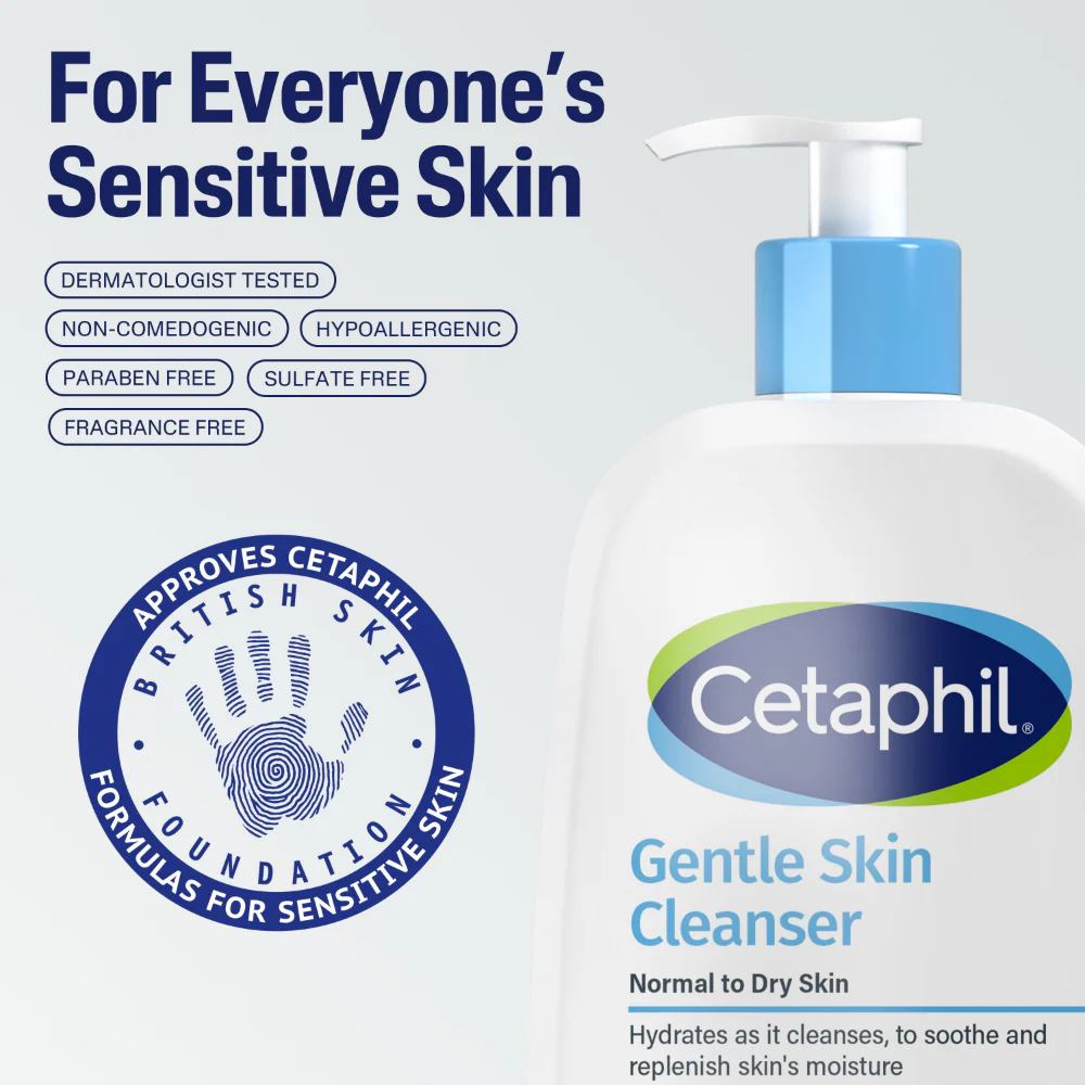 Cetaphil Gentle Skin Cleanser Wash 1000ml - Image 6