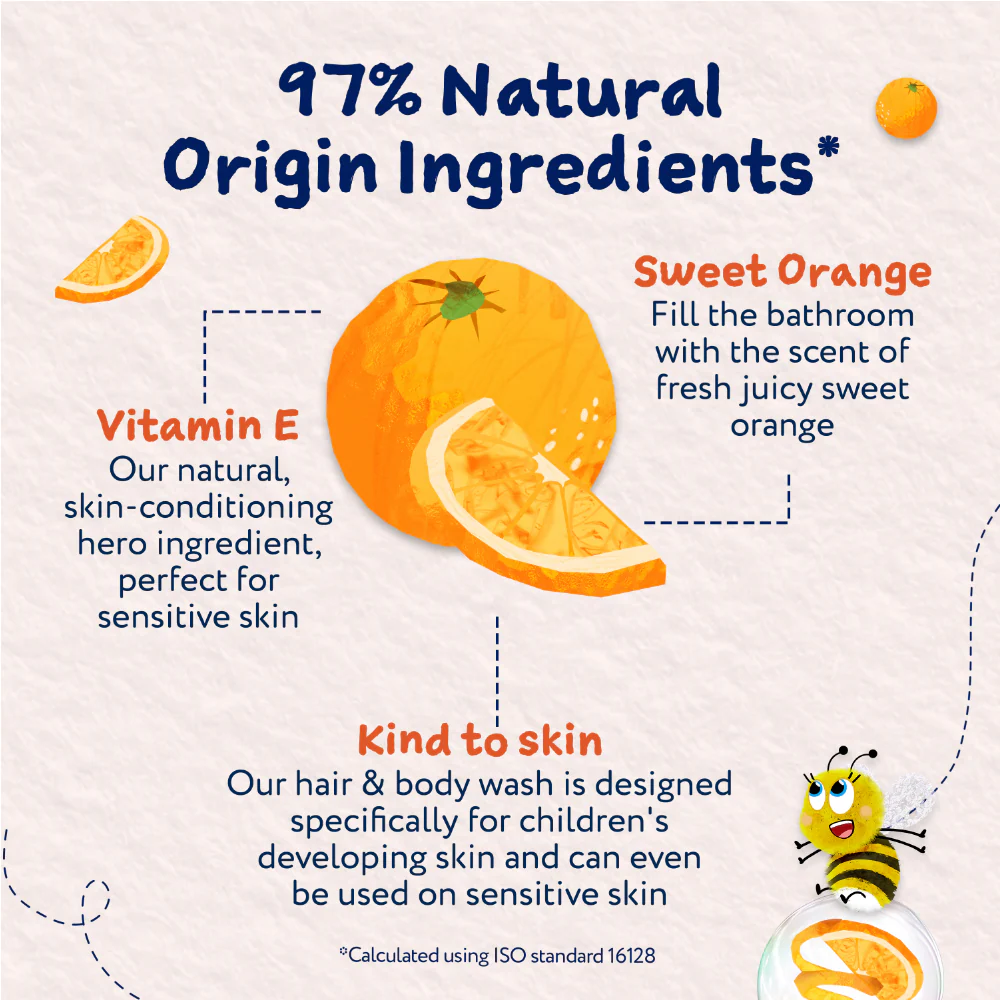 Childs Farm Hair & Body Wash Sweet Orange 250ml - Image 5