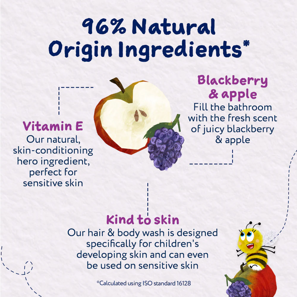 Childs Farm Kids Hair & Body Wash Blackberry & Apple 500ml - Image 5