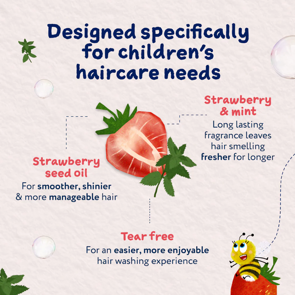 Childs Farm Strawberry & Organic Mint Conditioner 250ml - Image 5