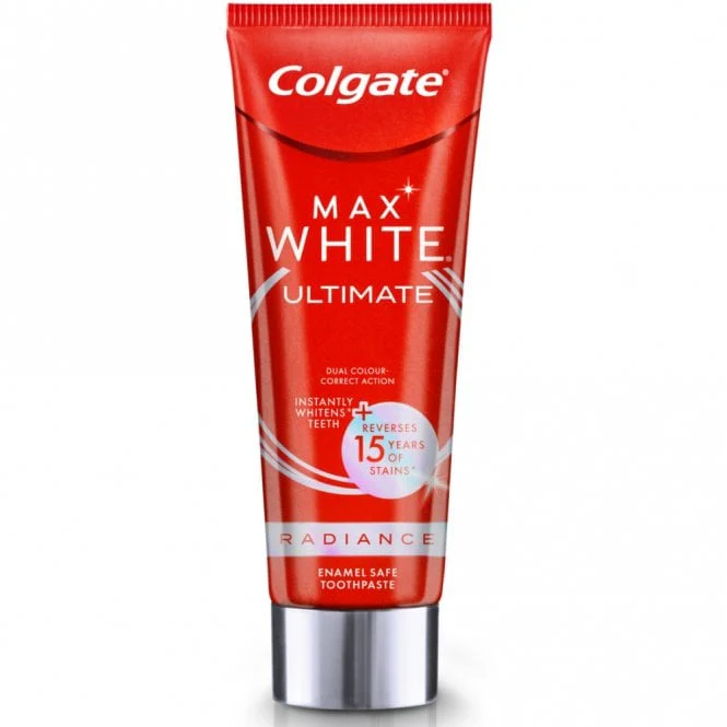 Colgate Max White Ultimate Radiance Toothpaste Duo 2 x 75ml - Image 2