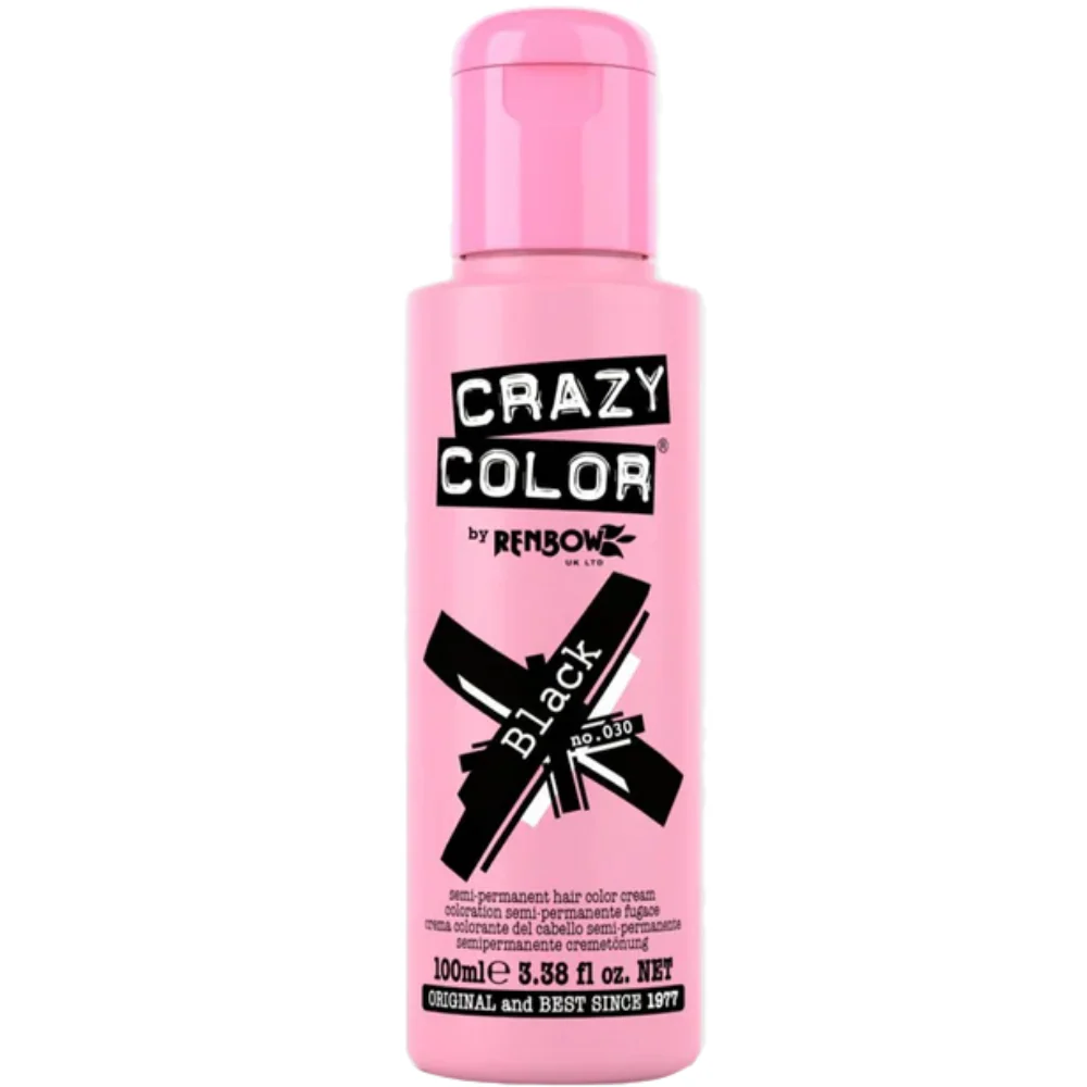 Crazy Colour Black Hair Dye 100ml