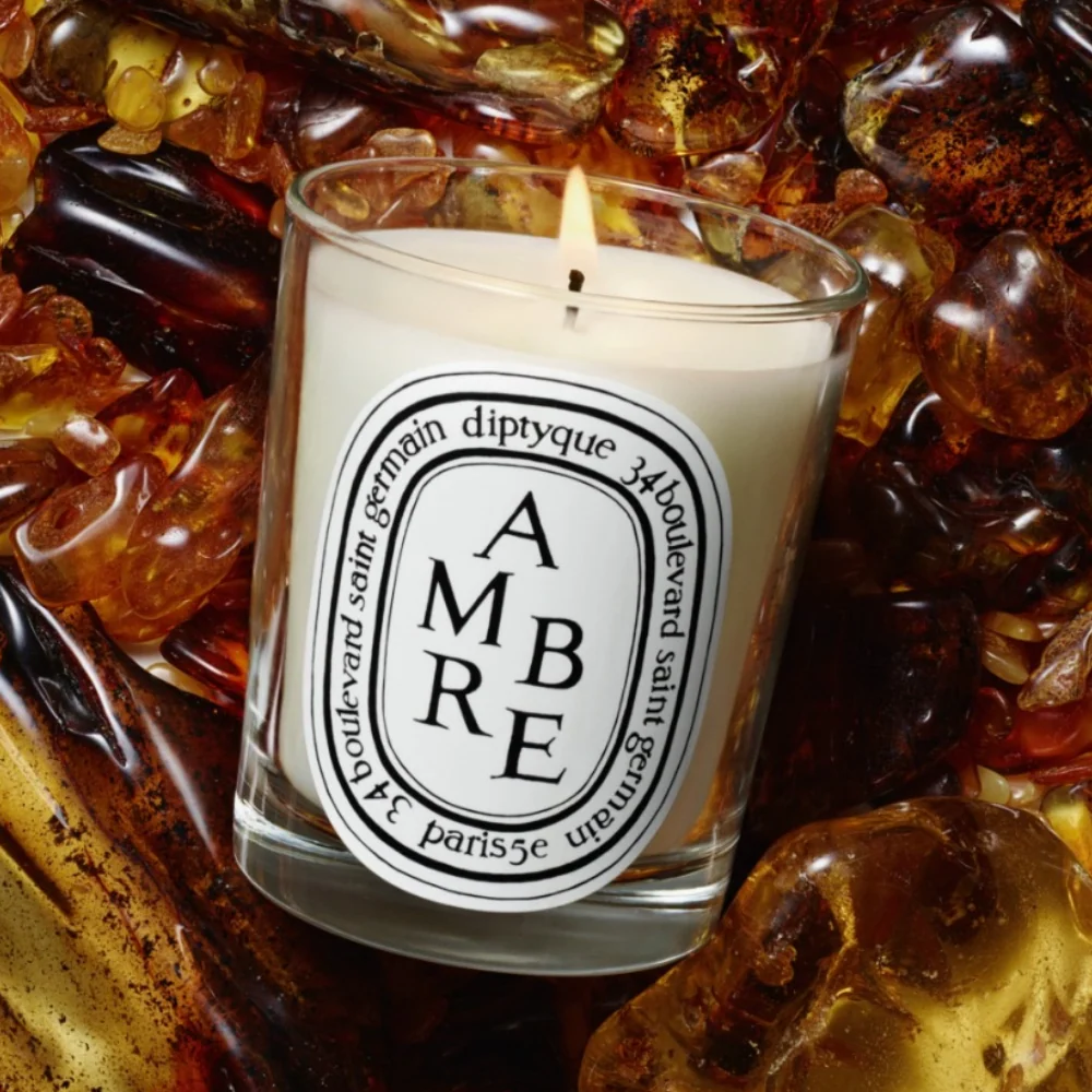 Diptyque Ambre Small Jar Candle 70g - Image 3