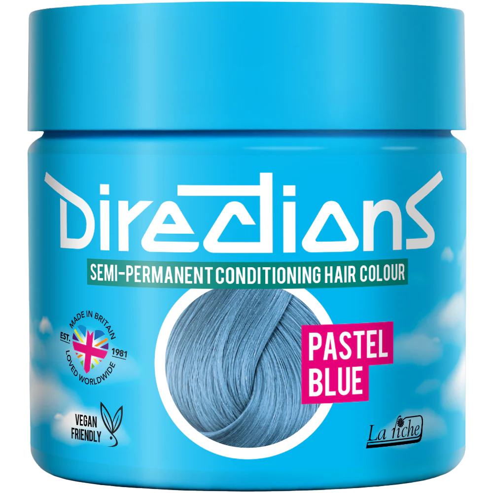 Directions Pastel Blue Hair Dye 88ml