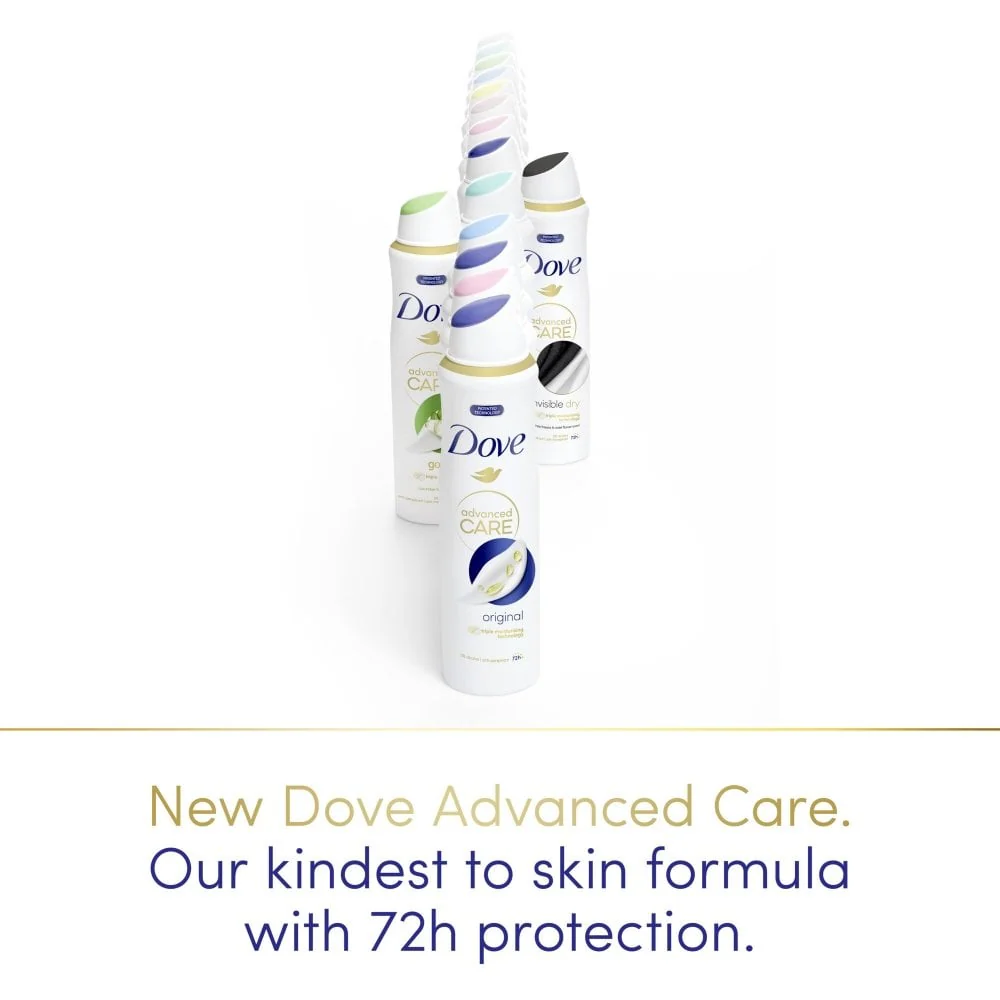 Dove Advanced Care 72h Coconut & Jasmine Flower Anti-Perspirant Deodorant Spray 200ml - Image 4