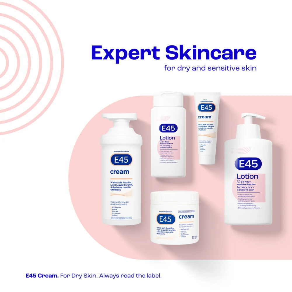 E45 Moisturiser Body Lotion 500ml - Image 6