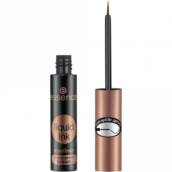 Essence Liquid Ink Eyeliner Waterproof Brown 3ml - Image 2