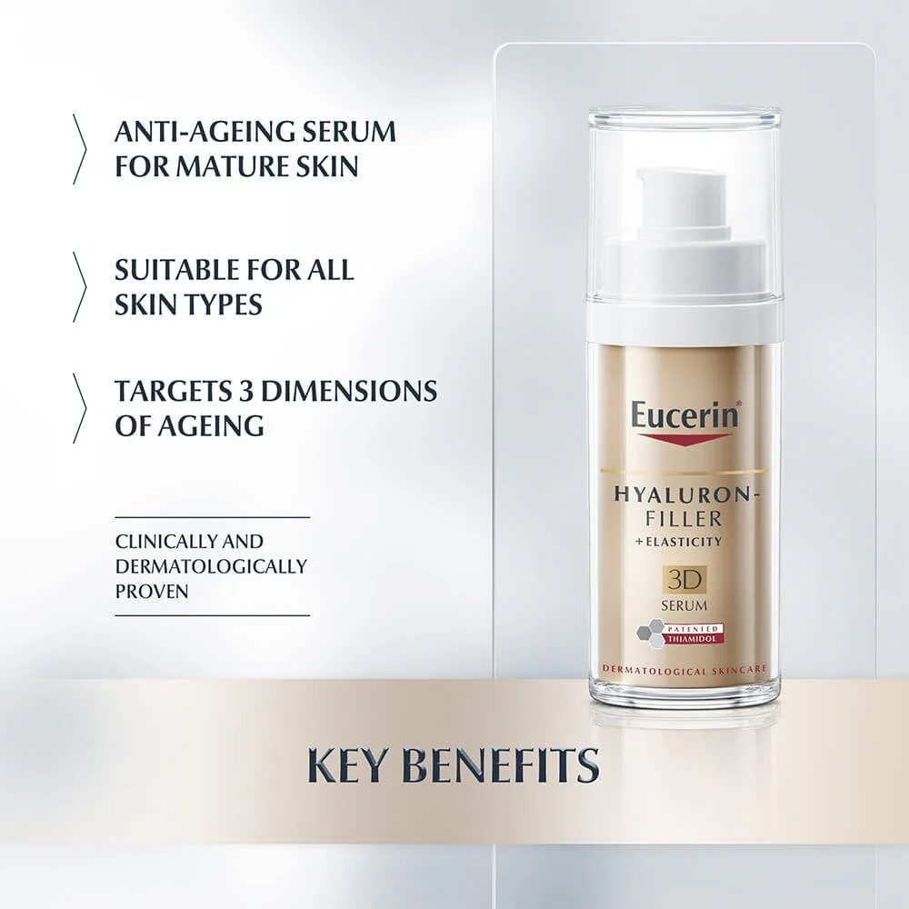 Eucerin Anti-Age Hyaluron Filler & Elasticity 3D Serum 30ml - Image 7