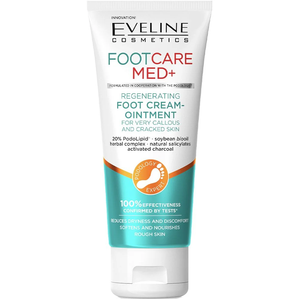 Eveline Cosmetics Footcare Med+ Regenerating Foot Cream-Ointment 100ml