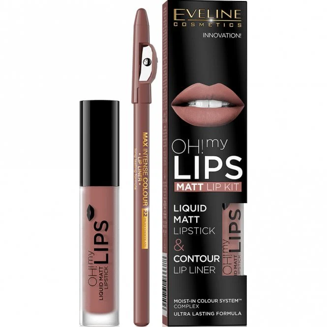 Eveline Cosmetics Oh My Lips Matte Lip Kit - Image 3