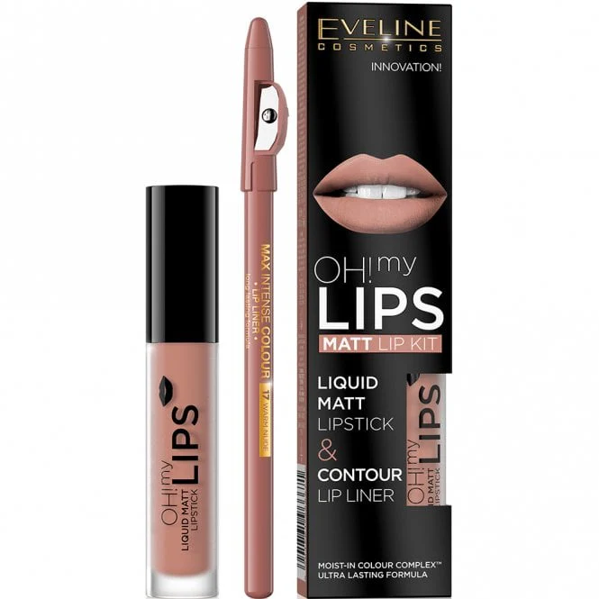 Eveline Cosmetics Oh My Lips Matte Lip Kit - Image 4
