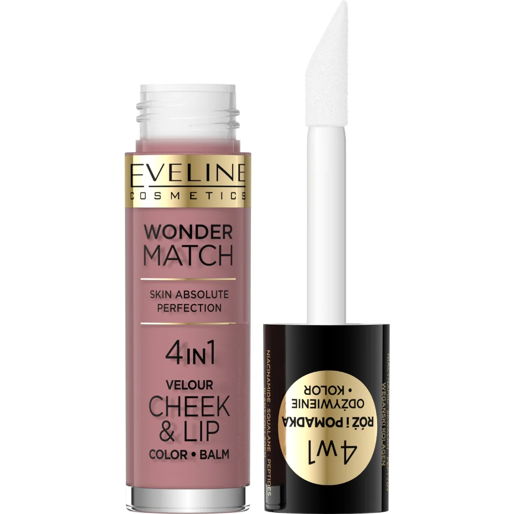 Eveline Cosmetics Wonder Match Skin Absolute Perfection 4 In 1 Velour Cheek & Lip Colour Balm 4.5ml - Image 3