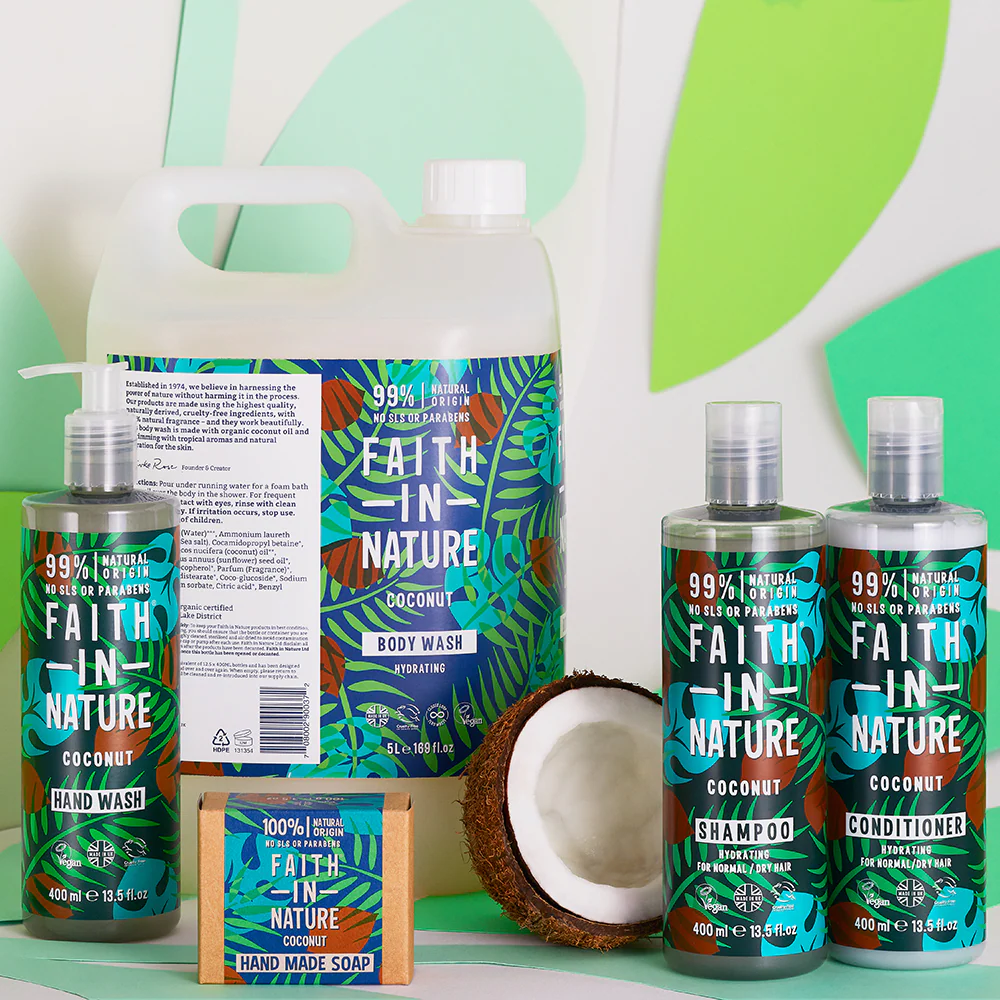 Faith In Nature Coconut Hand Wash 5000ml - Image 3