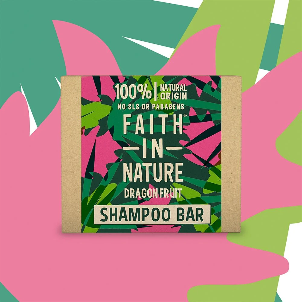 Faith In Nature Dragon Fruit Shampoo Bar 85g - Image 2
