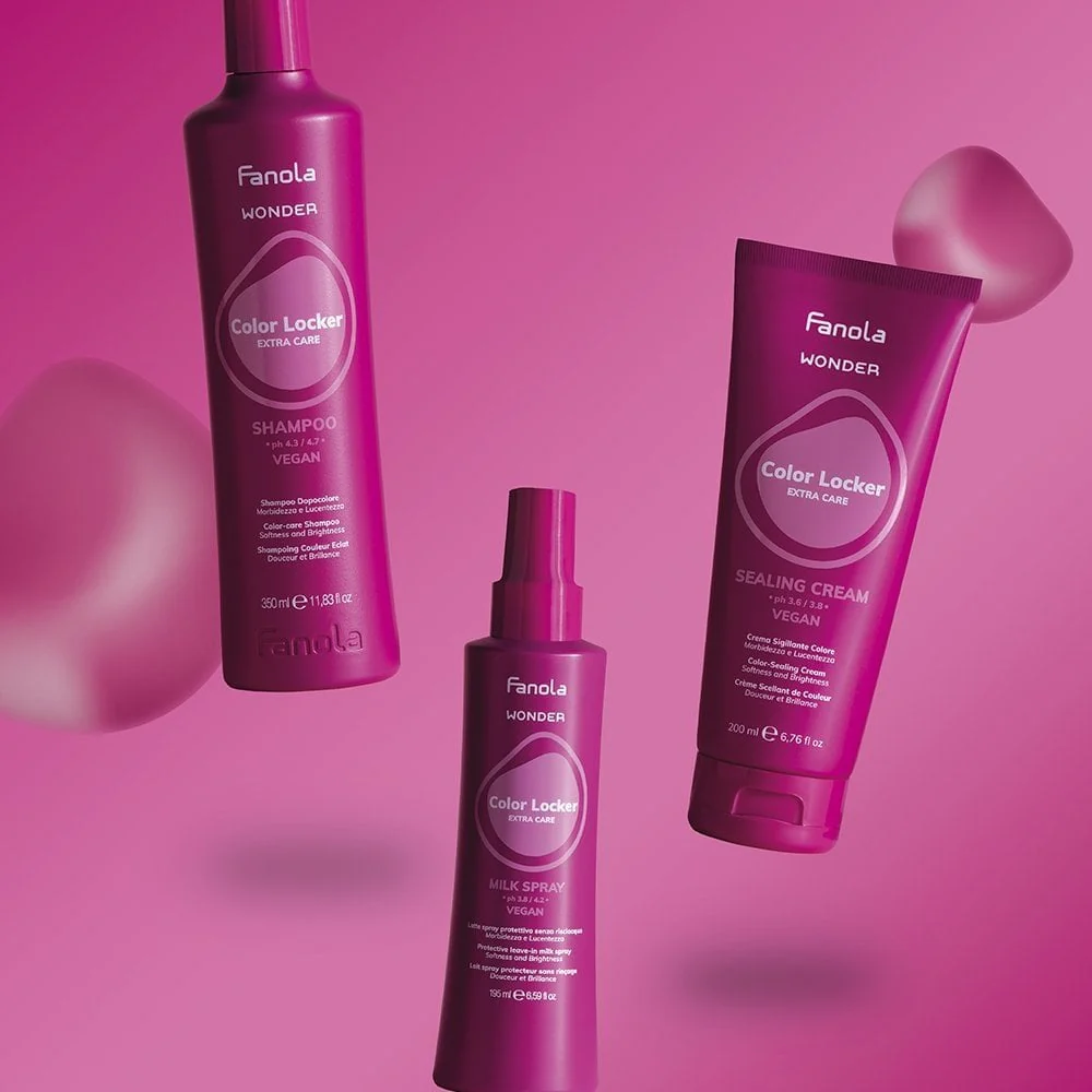 Fanola Wonder Colour Locker Shampoo 350ml & Sealing Cream 200ml Twin - Image 2