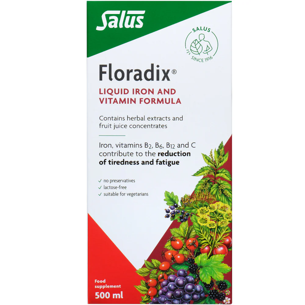 Floradix Liquid Iron and Vitamin Formula 500ml