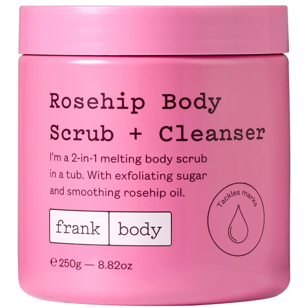 Frank Body Rosehip Body Scrub & Cleanser 250g