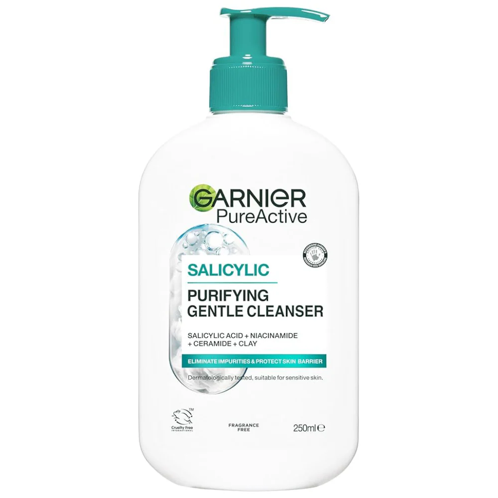 Garnier Pure Active Salicylic Acid Purifying Gentle Cleanser 250ml