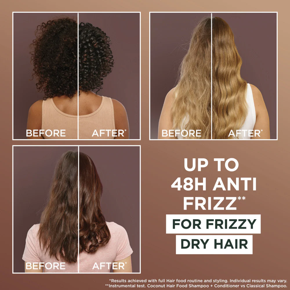 Garnier Ultimate Blends Smoothing Coconut Hair Food Multi-Use Hair Mask 400ml - Image 2