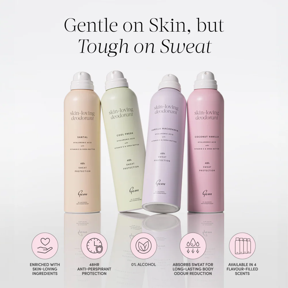 Gem Skin Loving Deodorant Spray Cool Fresh 200ml - Image 6