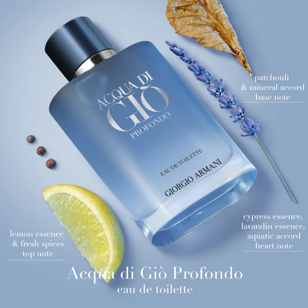 Giorgio Armani Acqua Di Gio Pour Homme Profondo Eau De Toilette 100ml - Image 3