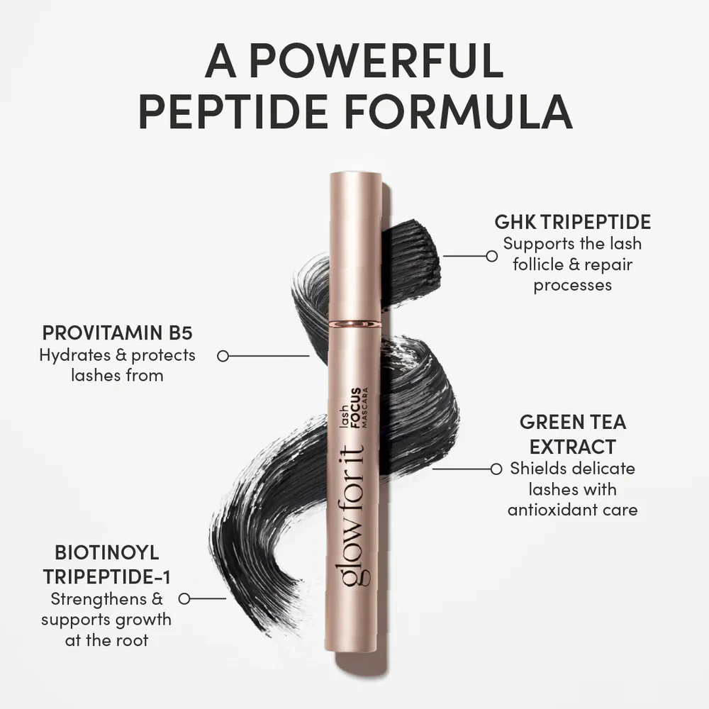 Glow For It Focus Lash Growth Mascara Black 6ml - Image 7