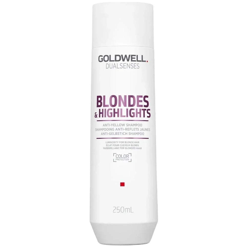 Goldwell DualSenses Blondes & Highlights Anti-Yellow Shampoo 250ml & Conditioner 200ml Twin - Image 2