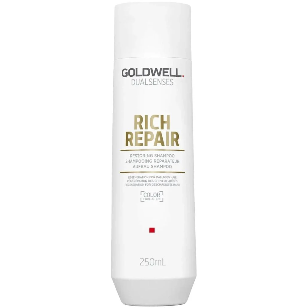 Goldwell DualSenses Rich Repair Restoring Shampoo 250ml & Conditioner 200ml Twin - Image 2