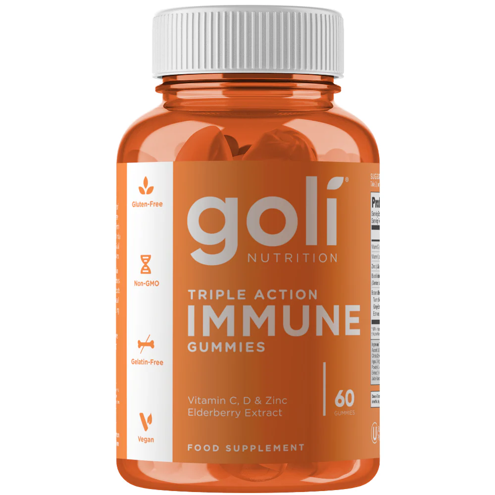 Goli Nutrition Triple Action Immune Gummies x60