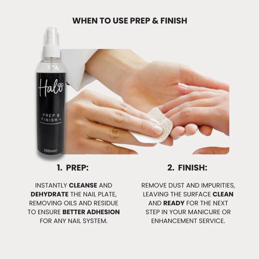 Halo 2-In-1 Prep & Finish Plus 250ml - Image 2