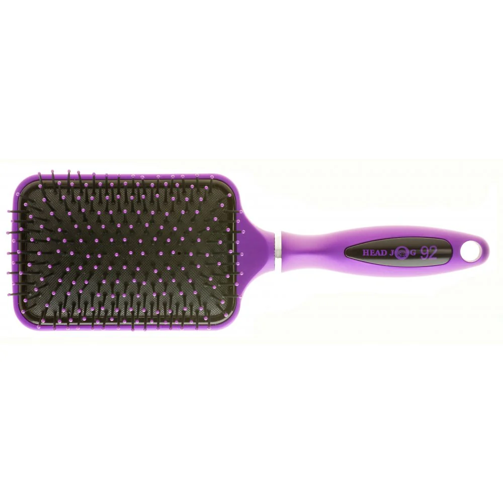 Head Jog 92 Purple Paddle Brush